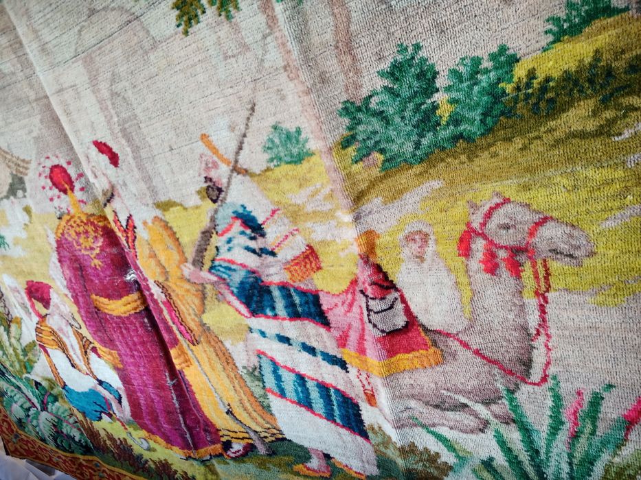 Килим,тъкан от вълна!Арабски мотиви,произведен в Анадола 1915-1920г.,