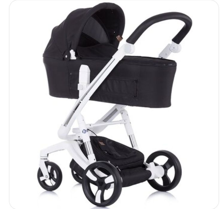 Vand carucior Chipolino - Carucior 3 in 1 Electra, Alb/Negru