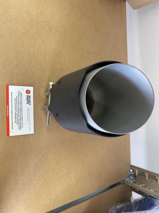 Накрайник за ауспух 114mm вход 76mm карбон