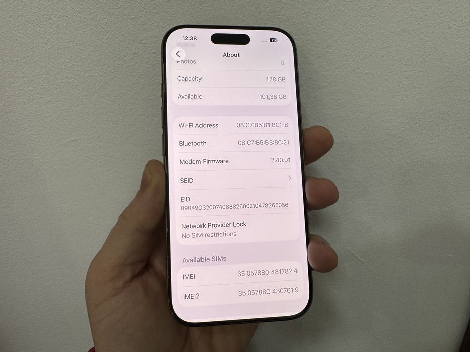 Iphone 16 Pro, 128 gb, Desert Titanium