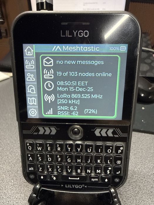 Dispozitiv off-grid LilyGo T-Deck Plus 868 Mhz Lora/ Meshtastic