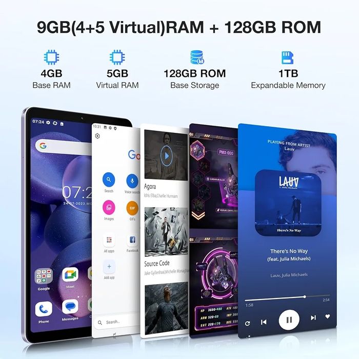 DOOGEE T20 Mini 8.4" 2.3K таблет, 9GB RAM