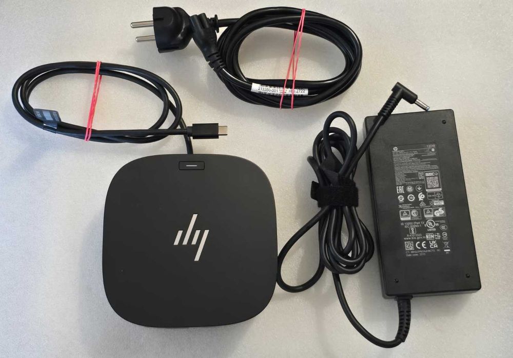 Docking Station HP USB-C G5 Essential, 120W, Suport 3 Monitoare 4K, Power Delivery 65W, Universal