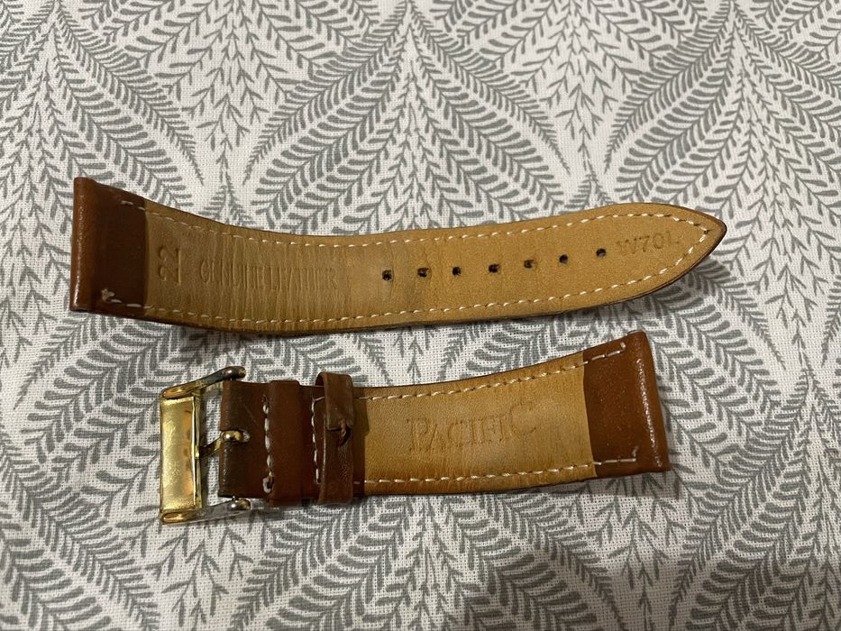 Curea piele maro ceas