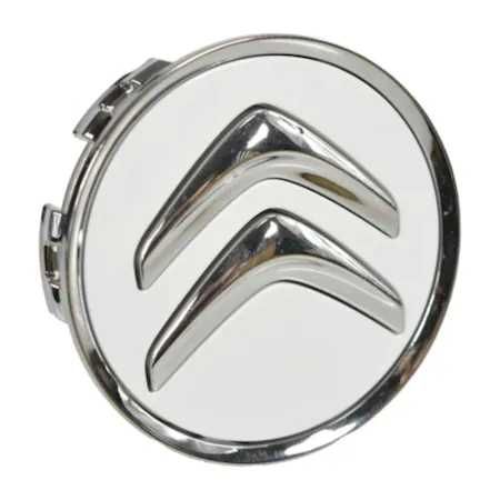 Set 4 capace jante aliaj Citroen 60mm, culoare negru gri