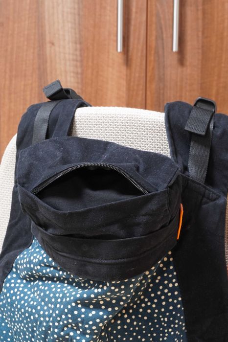 Marsupiu Toddler Twilight, Beco, Bumbac, Negru/Albastru