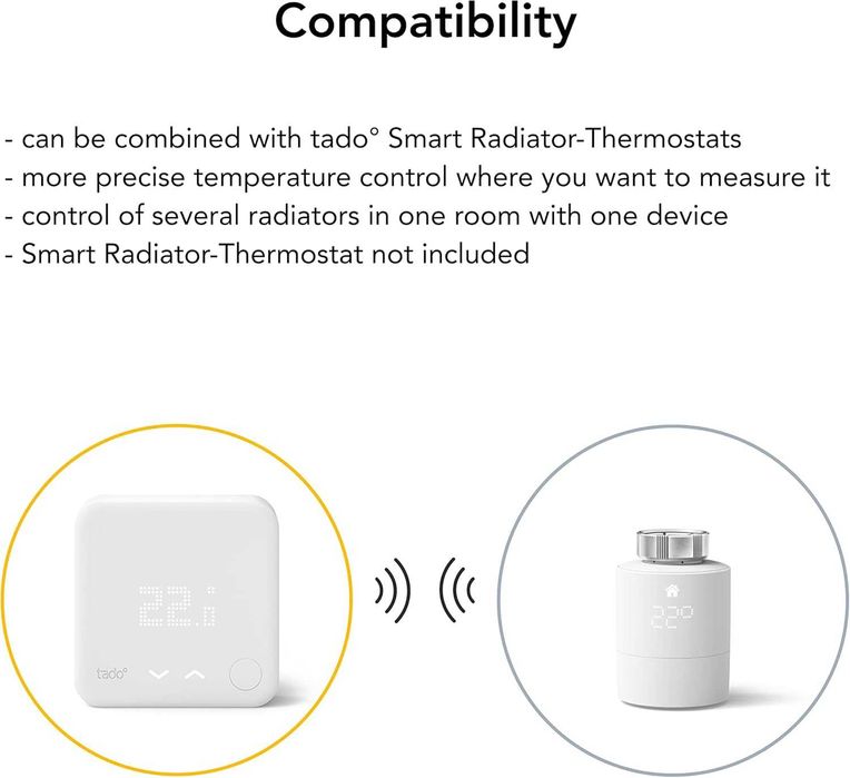 Умен контролер за радиатор tado° – Термостат за стая