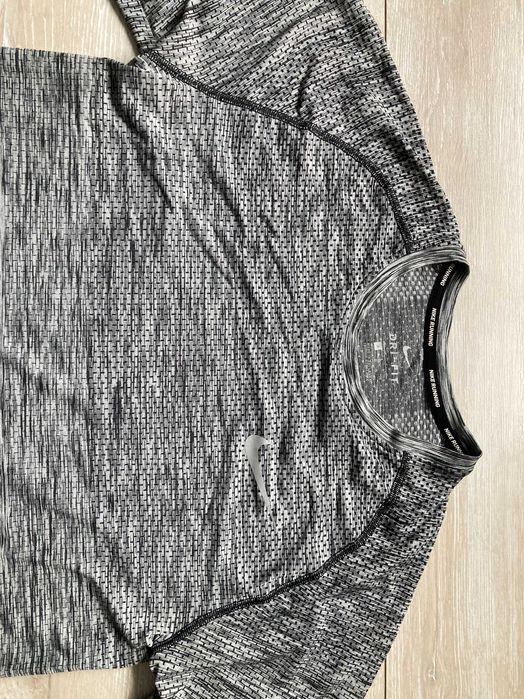 Найк Nike Dri Fit Knit Running мъжка блуза фланела размер М