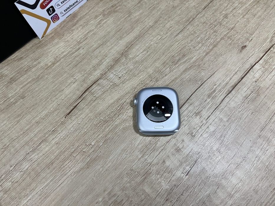 Apple Watch Seria 10 46mm Silver Blue Denim Sport Band Second-Hand 2 a