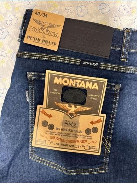 Джинсы классические фирмы "  Монтана и Wrangler "  Турция