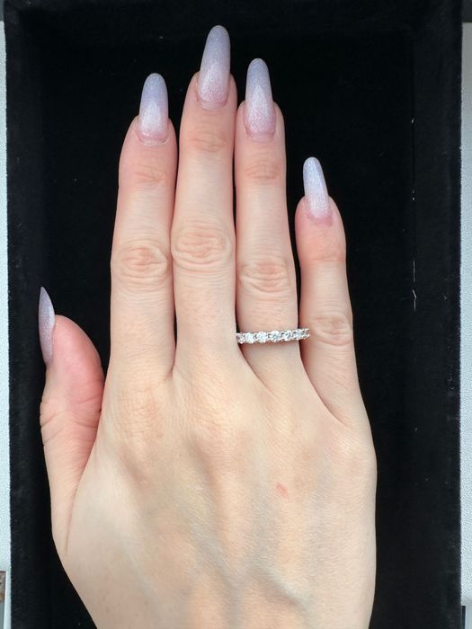 Inel argint cu moissanite