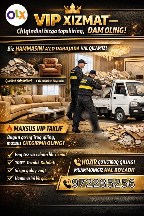 Assalomu alaykum Toshkent bo'ylab Musr tashish xizmati