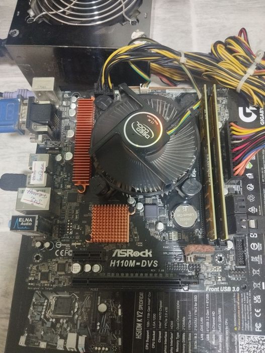 Компьютер core i3-6100 (asrock h110)