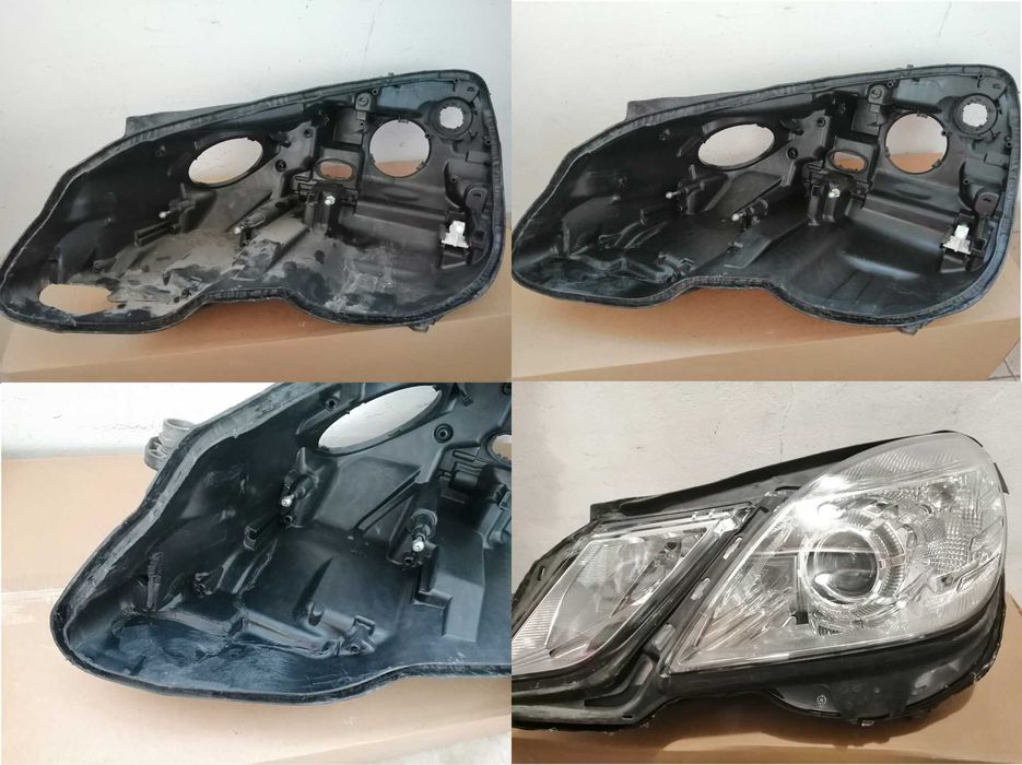 Ремонт рециклиране на фарове LED крушки Bi-LED Bi-xenon лупи и системи