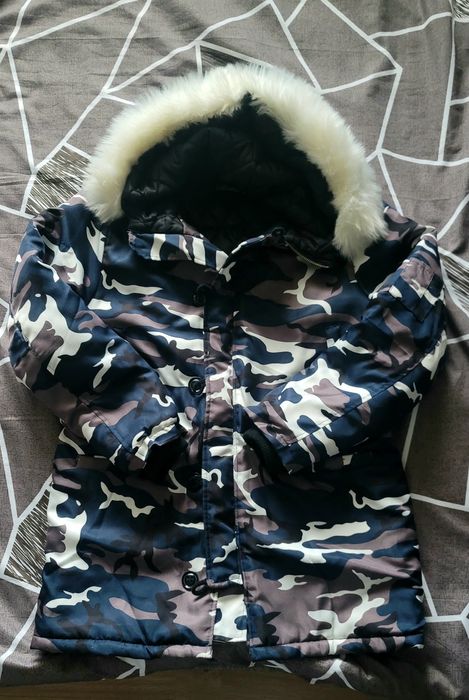 Мъжко зимно яке -камуфлаж M , L