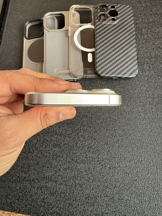 Iphone 15 Pro White Titanium 128 GB Doar eSIM