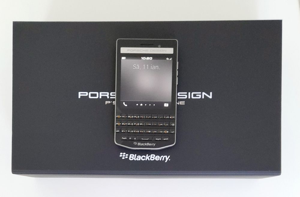 BlackBerry Porsche Design P9983. Nou. Extra full box. Husa PD