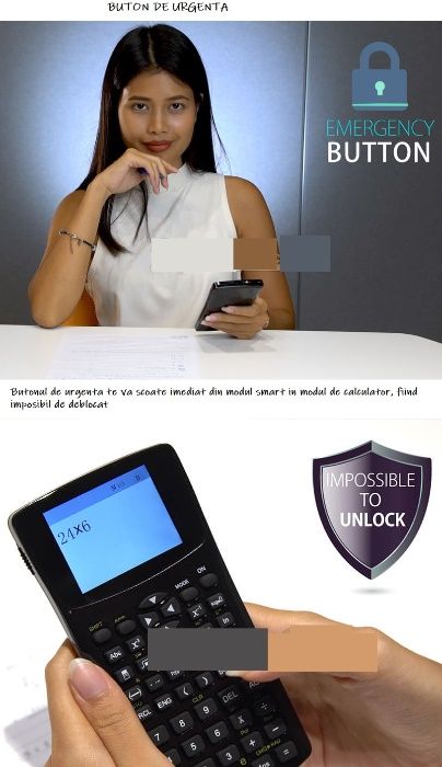 Calculator pentru copiat la examene, memorie 4GB, text nelimitat