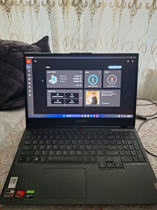 Laptop gaming lenovo Legion 5 15arh06 ryzen 7 4800h, 16gb ram, 1650ti