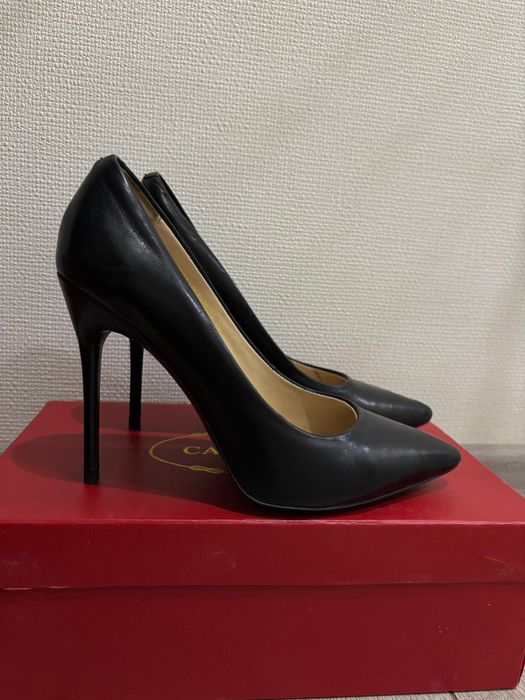 Туфли НАТУРАЛЬНАЯ КОЖА, черные классические