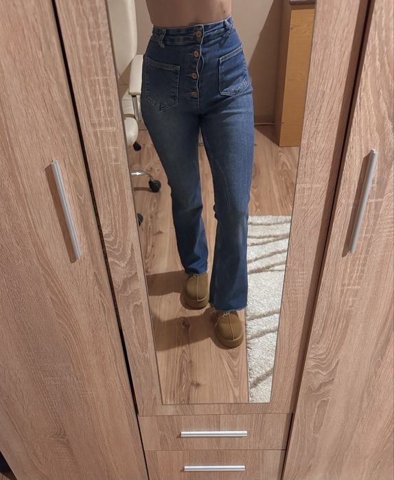 Дънки с копчета, XS размер