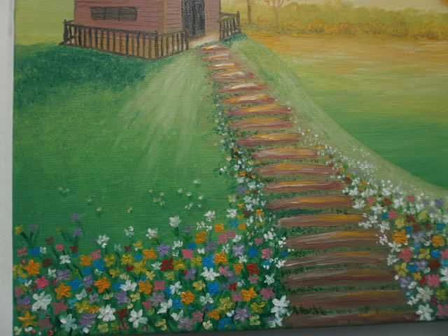 Горски пейзаж и хижа