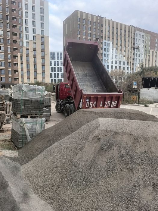 Отсев дресва шебен песок черназем