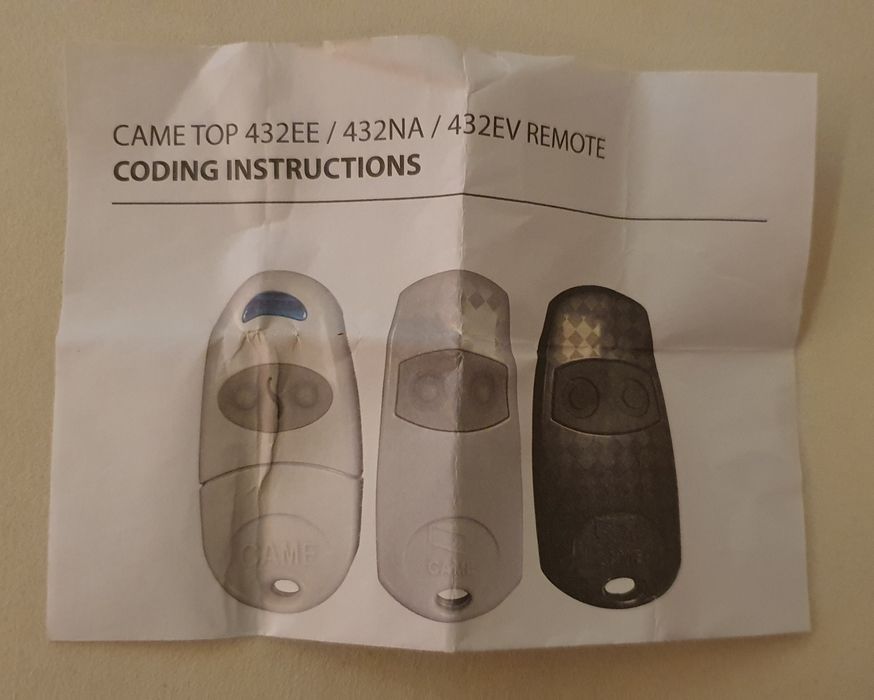 Telecomanda/Telecomenzi Came Top 432EE / 432NA / 432EV