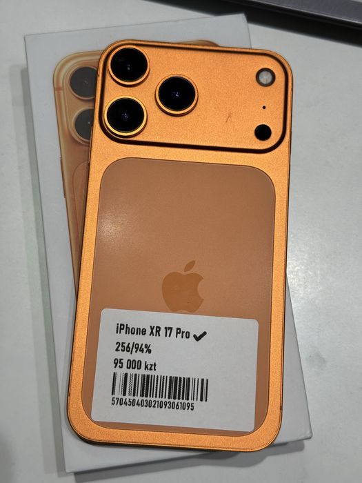 Iphone Xr в корпусе 17про 256гб 94%