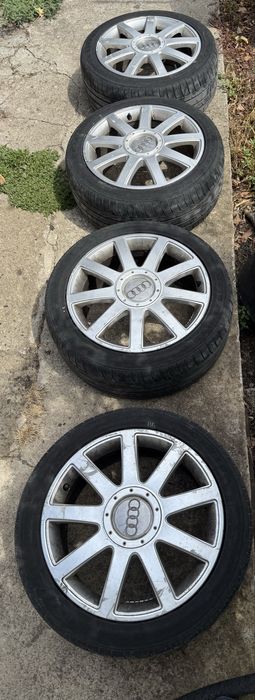 Джанти audi s-line 5x112 17 et43 7.5j с гуми 225/45/17