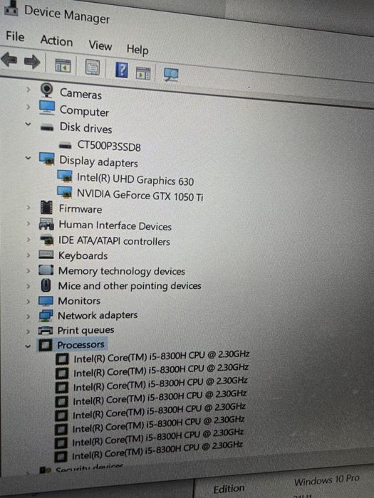 Laptop Hp Pavilion i5 gen 8 16gb ram gtx 1050ti fullhd