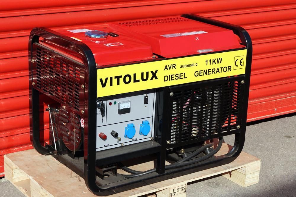 14KVA Дизелови Монофазни Генератори VITOLUX с електрически старт