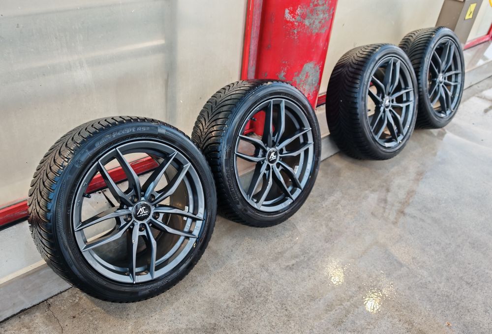 Set de roti cu jante 17", 5x112, 225 45 17 MS, pt Audi, BMW, Seat, Skoda, Cupra, VW, Mercedes, Mini, etc
