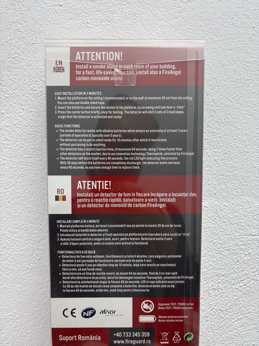 Detectoare fum Fire Angel