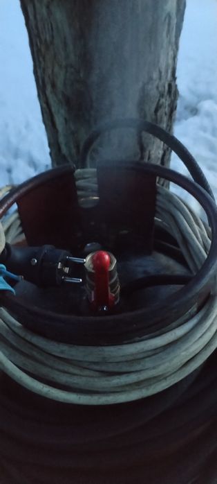 Разморозка трубы. Парогенератором.