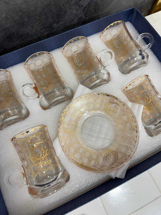 Хурмо идиши | Чайный Сервиз на 6 Персон "Jade" 200мл 12пред - ПОДАРКА