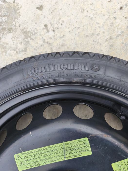 Rezervă Audi Slim Continental 125/70 R19