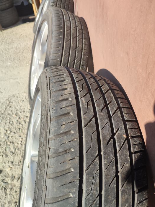 Jante 4x100 R17 Renault Megane 2 cu anvelope vara 205/50/R17