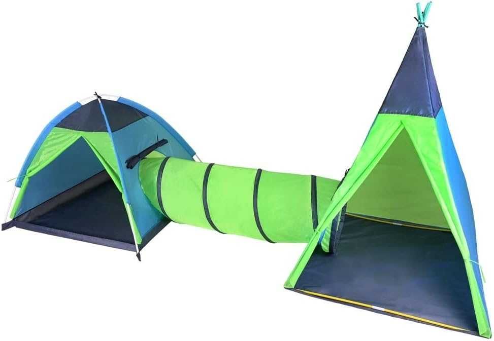 Детска двойна Палатка с тунел за игра 3в1 Палатка иглу Палатка Типи