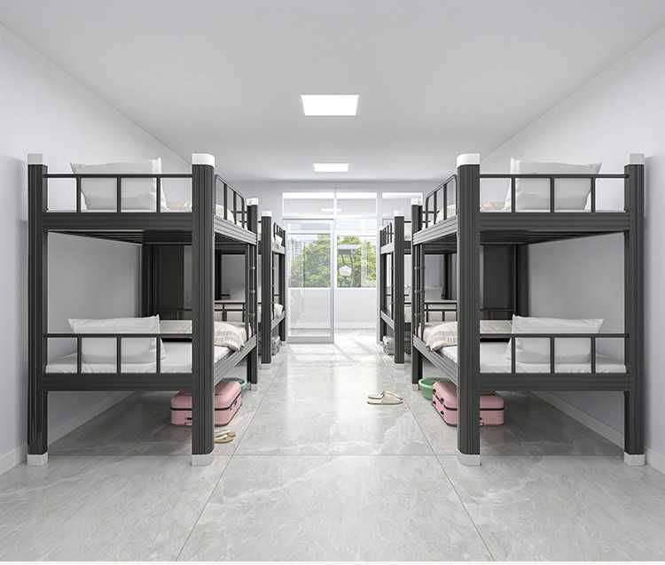 Железная двухъярусная кровать, каждый ярус до 500 кг