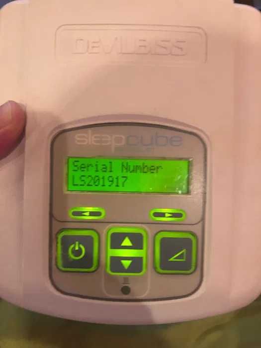 Aparat medical respirat apnee în somn Complet SLEEP CUBE fabricat în America , cutie, cărticele