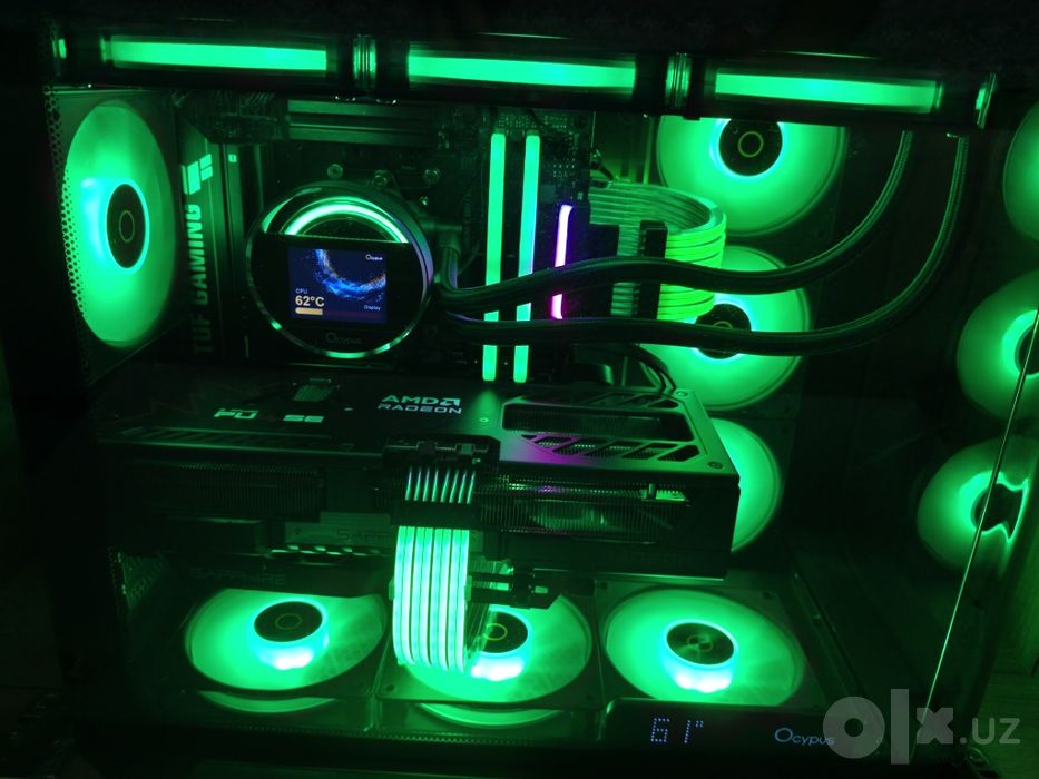 Игровой компьютер - Ryzen 9700x , rx9070xt, 32/2 Tb , 1200 w Platinum