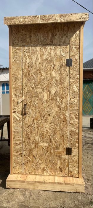 ОСБ- дан, агаштан туалет