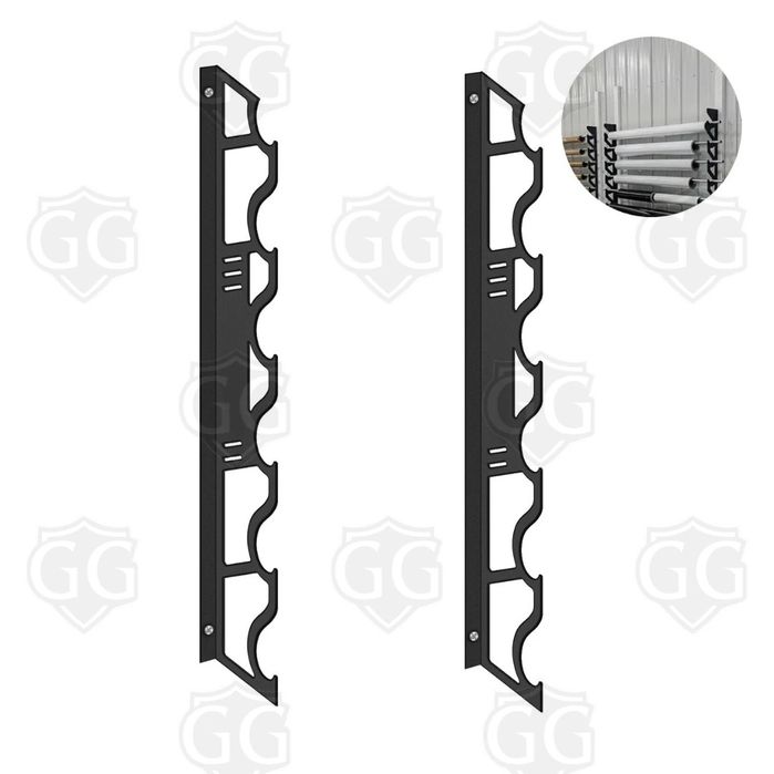 Стенна стойка за ролки фолио – 6 реда