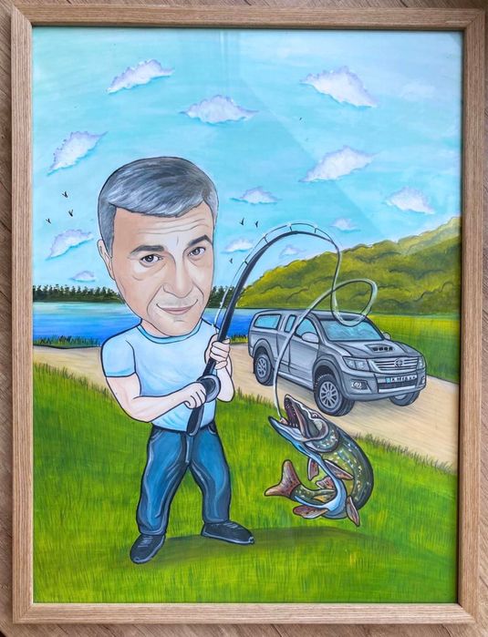 Ръчно рисувани Карикатури и шаржове по снимка