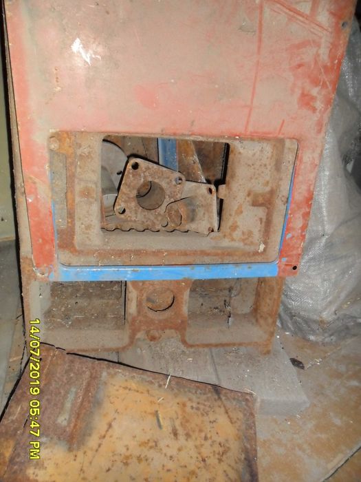 Печь - вагонка.  Советская. Чугун.