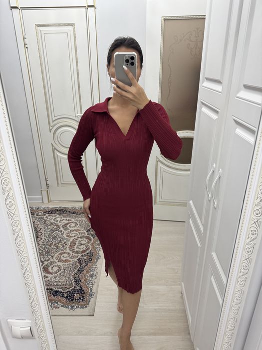 Трикотажное платье