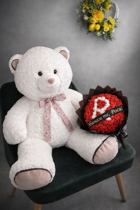 Букет от вечни рози