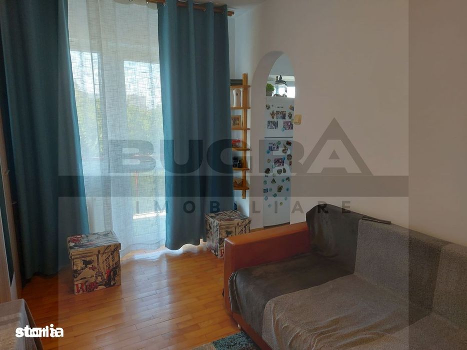 Garsoniera, 24mp, balcon, etaj intermediar, zona Zorilor