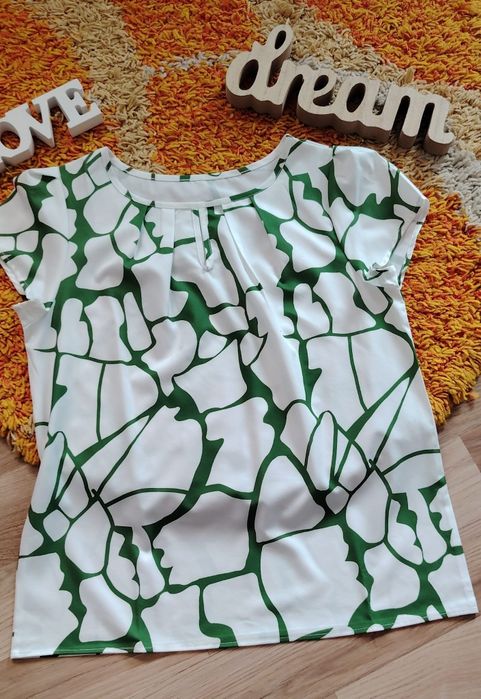 Bluză Nouă  Elegantă cu print Abstact